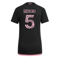 Inter Miami Sergio Busquets #5 Vonkajší Ženy futbalový dres 2023-24 Krátky Rukáv
